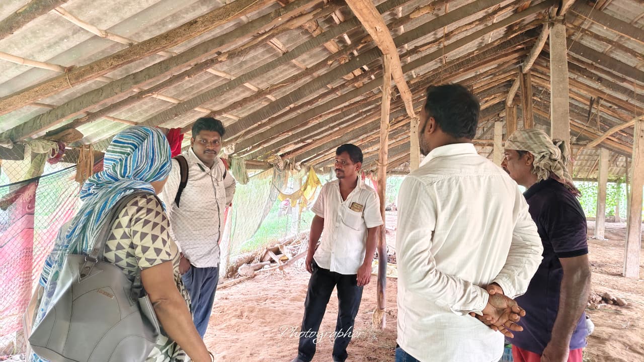 Desi poultry Breeding farm Site verification